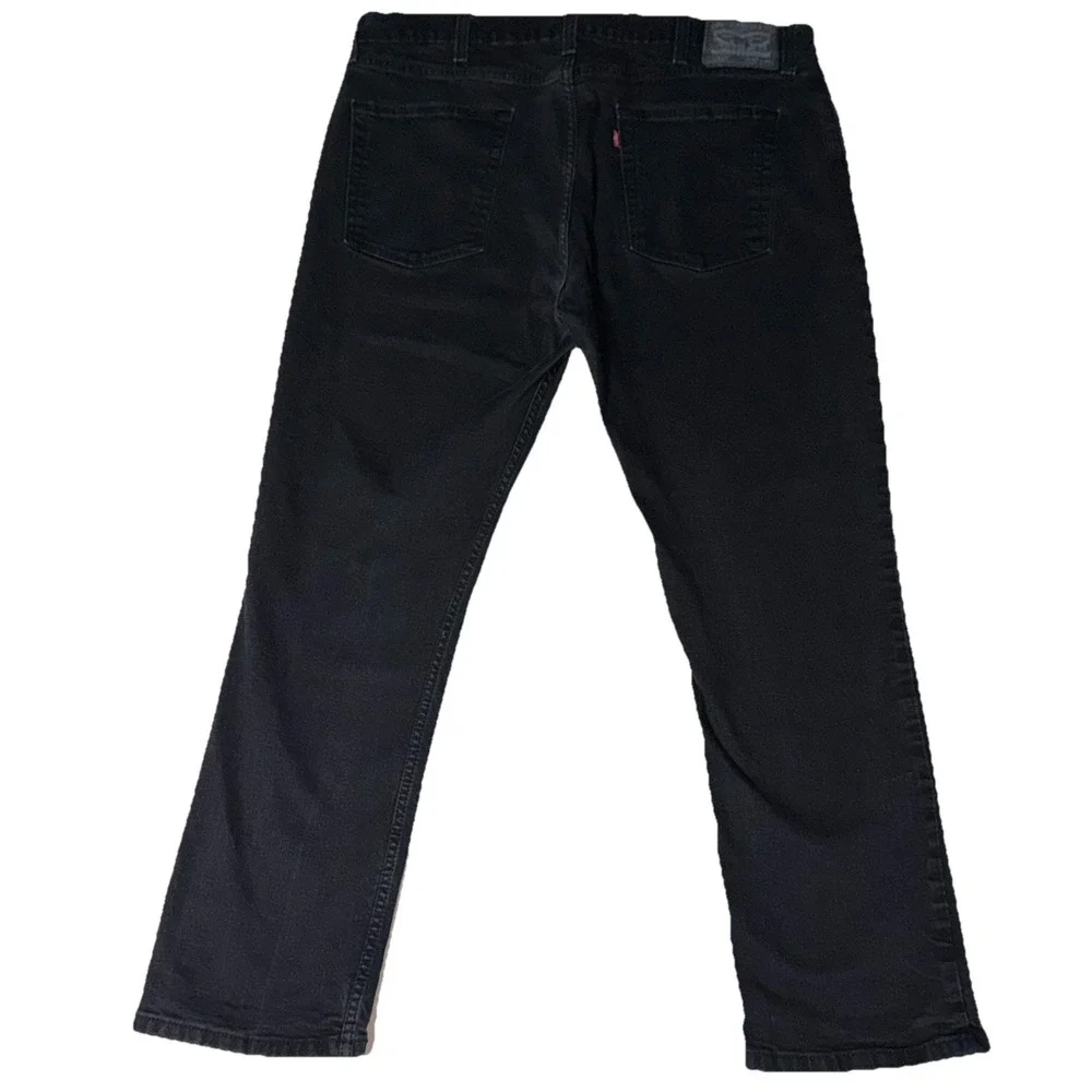 Levi's 514 Jeans Men's 38x28* Slim Fit Straight Leg Black Denim Y2K 5 Pocket EUC